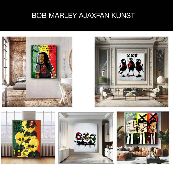 ajax bob marley shirt. Kunst en kleding.