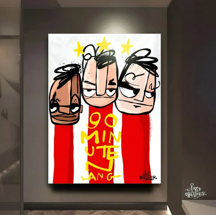 Ajax Fans en de Kunst van Hans Breuker: 