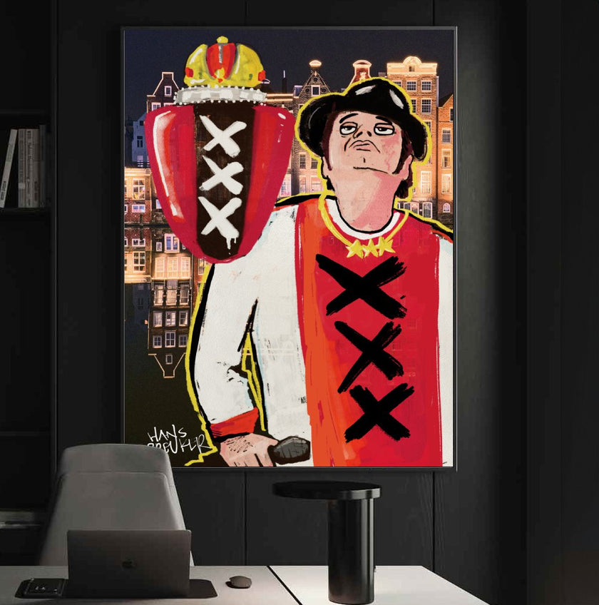 Hazes on Amsterdam background