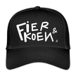 Fier en Koen witte letters. Trucker Cap - zwart/zwart