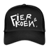Fier en Koen witte letters. Trucker Cap - zwart/zwart