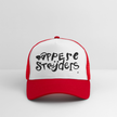 Dappere Strijders. Zwarte letters.Trucker Cap - wit/rood