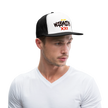 WZAWZDB. Witte letters. Trucker Cap - wit/zwart