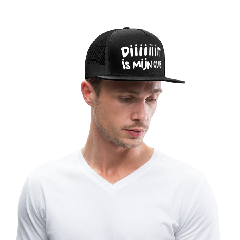 Diiiiit is mijn club. Trucker Cap - zwart/zwart