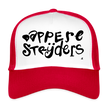Dappere Strijders. Zwarte letters.Trucker Cap - wit/rood