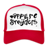 Dappere Strijders. Zwarte letters.Trucker Cap - wit/rood