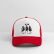 Three Little Birds. Trucker Cap - wit/rood