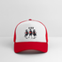 Three Little Birds. Trucker Cap - wit/rood