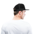 WZAWZDB. Witte letters. Trucker Cap - zwart/zwart