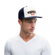 WZAWZDB. Witte letters. Trucker Cap - wit/navy
