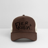 Fier en Koen zwarte letters. Trucker Cap - bruin/beige