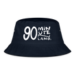 90 minuten lang witte letters Vissershoed - navy