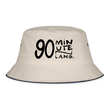 90 minuten lang zwarte letters Vissershoed - natuur/navy