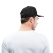 Dappere Strijders. Zwarte letters.Trucker Cap - wit/zwart