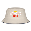 WZAWZDB. Witte letters. Vissershoed - natuur/navy