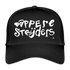 Dappere Strijders. Witte letters. Trucker Cap - zwart/zwart