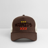 WZAWZDB. Witte letters. Trucker Cap - bruin/beige