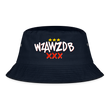 WZAWZDB. Witte letters. Vissershoed - navy