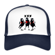 Three Little Birds. Trucker Cap - wit/navy