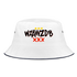 WZAWZDB. Zwart. Vissershoed - wit/navy