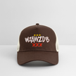 WZAWZDB. Witte letters. Trucker Cap - bruin/beige