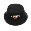 WZAWZDB. Witte letters. Vissershoed - zwart