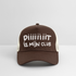 Diiiiit is mijn club. Trucker Cap - bruin/beige
