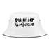 Diiiit is mijn club Ajacied zwarte letter Vissershoed - wit/navy