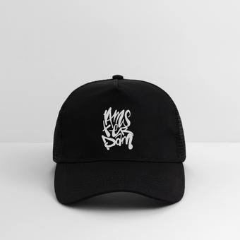 Amsterdam Zwarte Trucker Cap - zwart/zwart