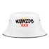 WZAWZDB. Zwart. Vissershoed - wit/navy