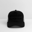 Diiiiit is mijn club. Zwarte letters. Trucker Cap - zwart/steengrijs
