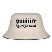 Diiiit is mijn club Ajacied zwarte letter Vissershoed - natuur/navy