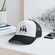 Three Little Birds. Trucker Cap - wit/zwart