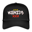 WZAWZDB. Witte letters. Trucker Cap - zwart/zwart