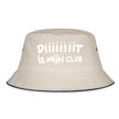Diiiit is mijn club Ajacied witte letter Vissershoed - natuur/navy