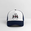 Three Little Birds. Trucker Cap - wit/navy
