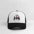 Three Little Birds. Trucker Cap - wit/zwart