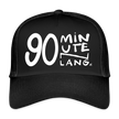 90 minuten lang. Witte letters. Trucker Cap - zwart/zwart