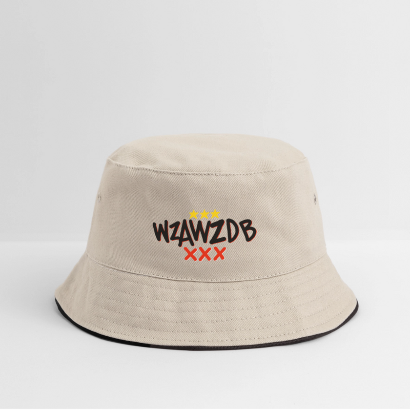 WZAWZDB. Zwart. Vissershoed - natuur/navy