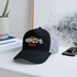 WZAWZDB. Witte letters. Trucker Cap - zwart/steengrijs