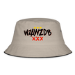 WZAWZDB. Zwart. Vissershoed - kaki/zwart