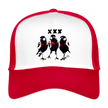 Three Little Birds. Trucker Cap - wit/rood