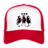 Three Little Birds. Trucker Cap - wit/rood