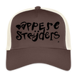 Dappere Strijders. Zwarte letters.Trucker Cap - bruin/beige