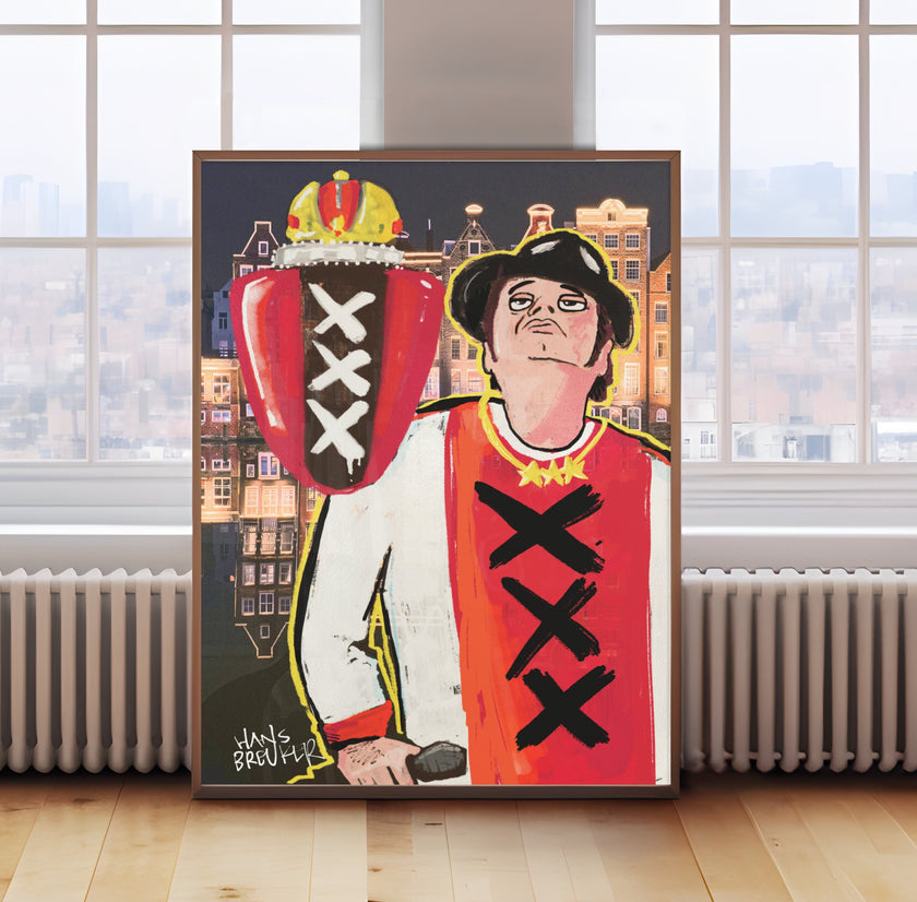 Hazes on Amsterdam background