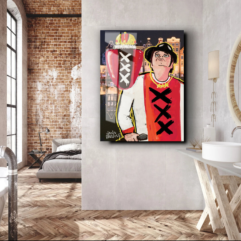 Hazes on Amsterdam background