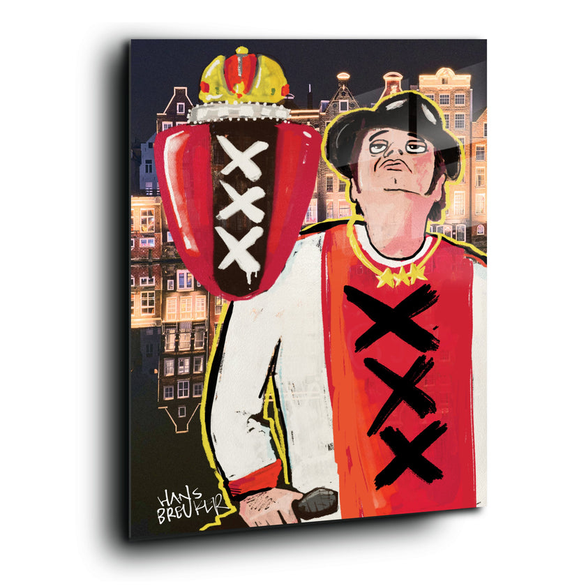 Hazes on Amsterdam background