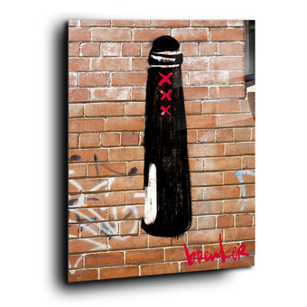 Amsterdammertje stencil streetart
