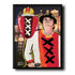 Hazes on Amsterdam background