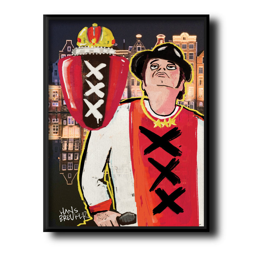 Hazes on Amsterdam background